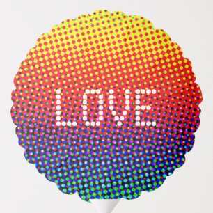 Festive Dots Rainbow Cool Fun Cheerful Gay Pride Balloon