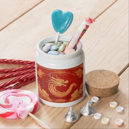 Festive Dragon Chinese New Year Candy Jar