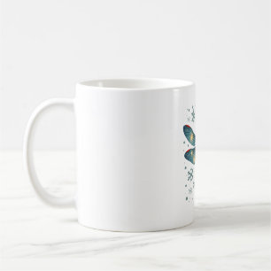 Festive Dragonfly Glow Coffee Mug