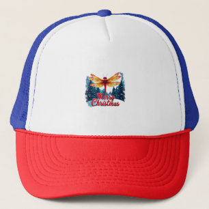 Festive Dragonfly Lights Trucker Hat