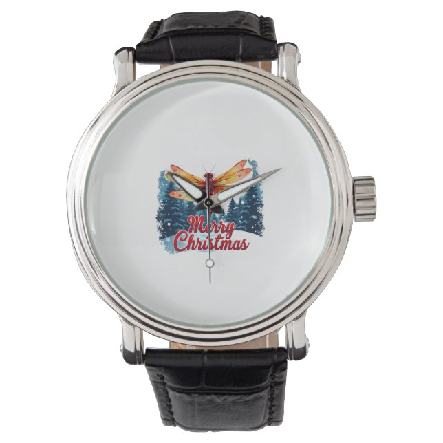 Festive Dragonfly Lights Watch (Front)