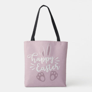 Festive Easter Bunny Tote Bag - Hop Into Easter