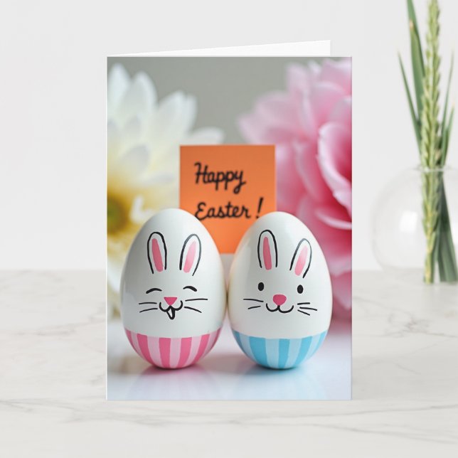 Festive Egg Friends Season Card (Front)