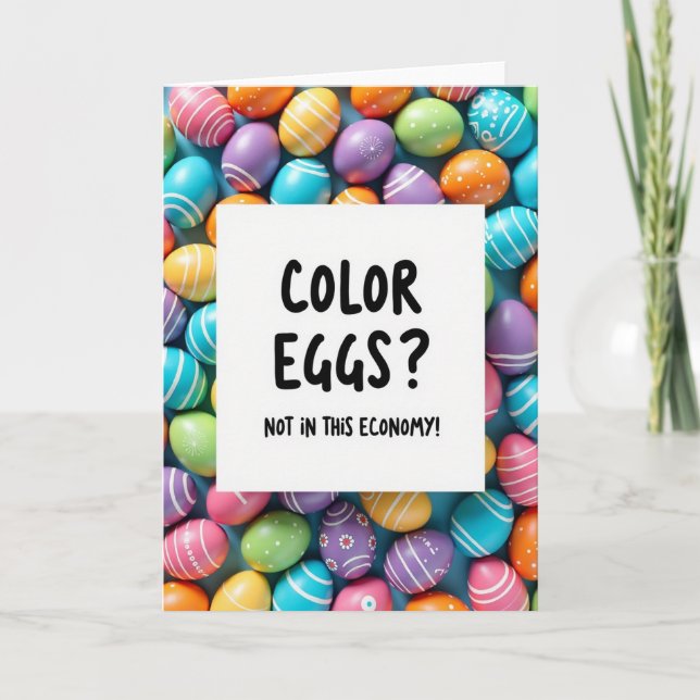 Festive Egg Fun Springtime Card (Front)