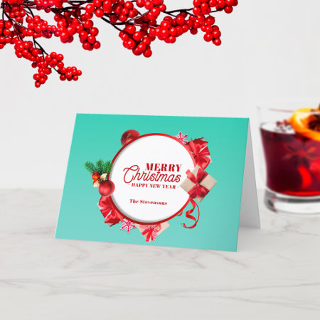 Festive Elegant Ornaments Christmas New Year 