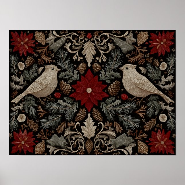 Festive Embroidery Poster (Front)