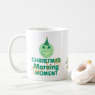 Festive Emoji Bliss" Christmas Morning Mug🎉 Coffee Mug
