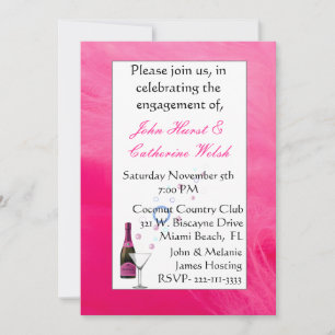 Festive engagement party Invitation