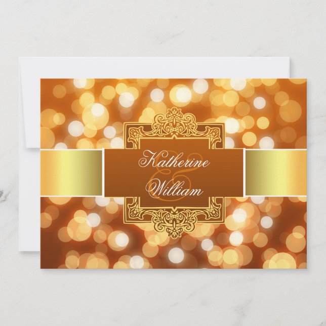 festive engagement party invitations (Front)