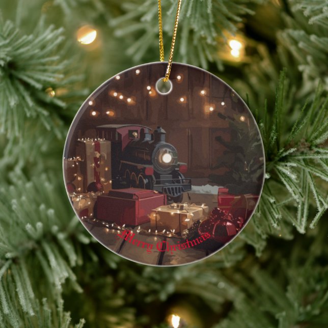 Festive Express Ceramic Ornament (Tree)