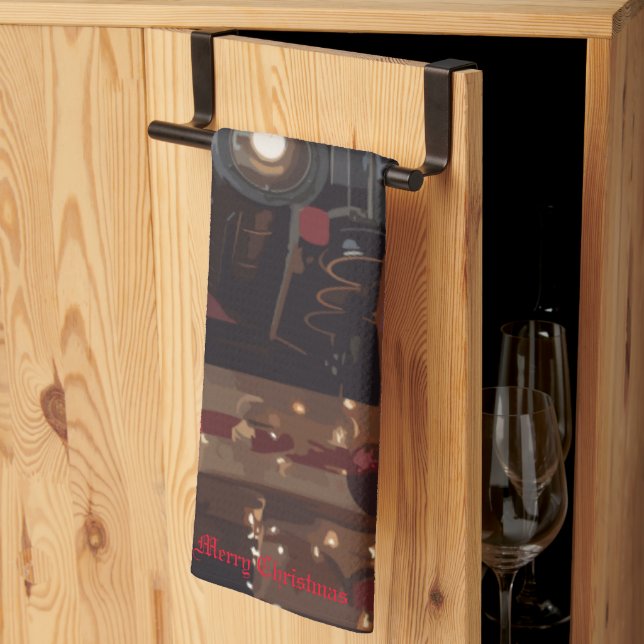 Festive Express Kitchen Towel (Thirds Fold)