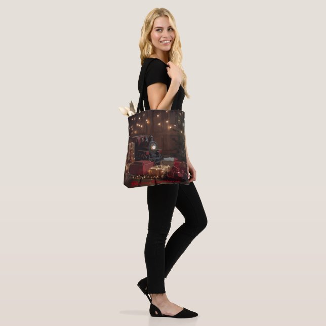 Festive Express Tote Bag (On Model)