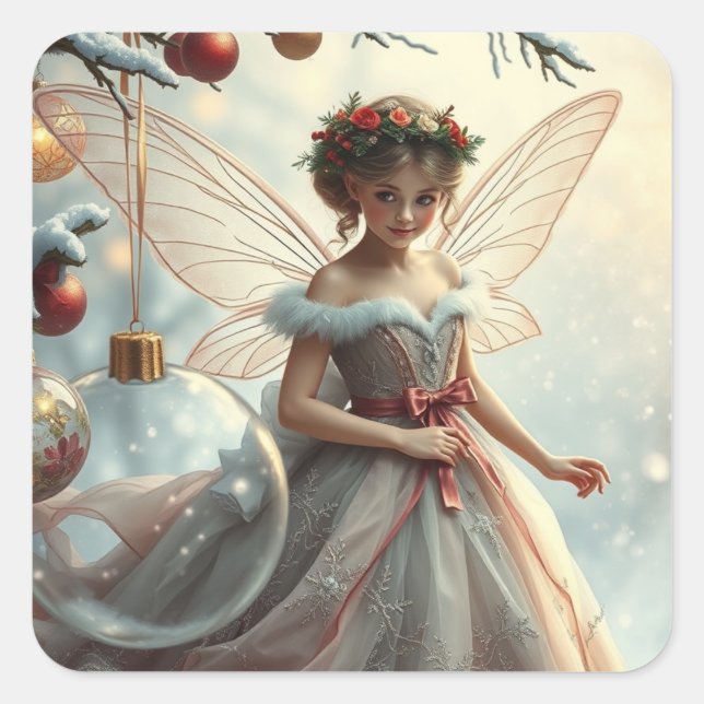 Festive Fairy Stickers (Front)