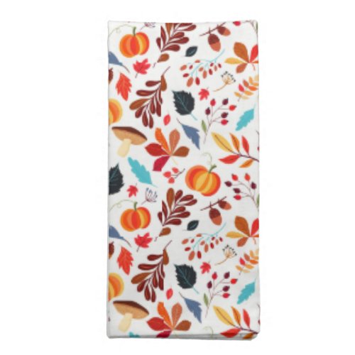 Festive Fall Colors Placemat Cloth Napkin