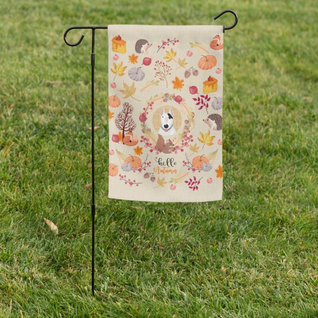 Festive Fall Flag (In SItu)