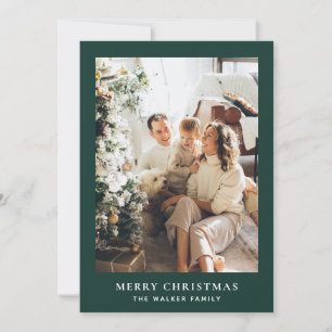 Festive Family Christmas Holiday Wishes Card