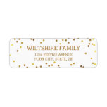 Festive Faux Gold Foil Confetti White Label