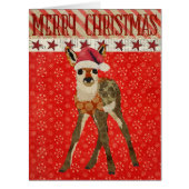 Festive Fawn Christmas Card (Front)