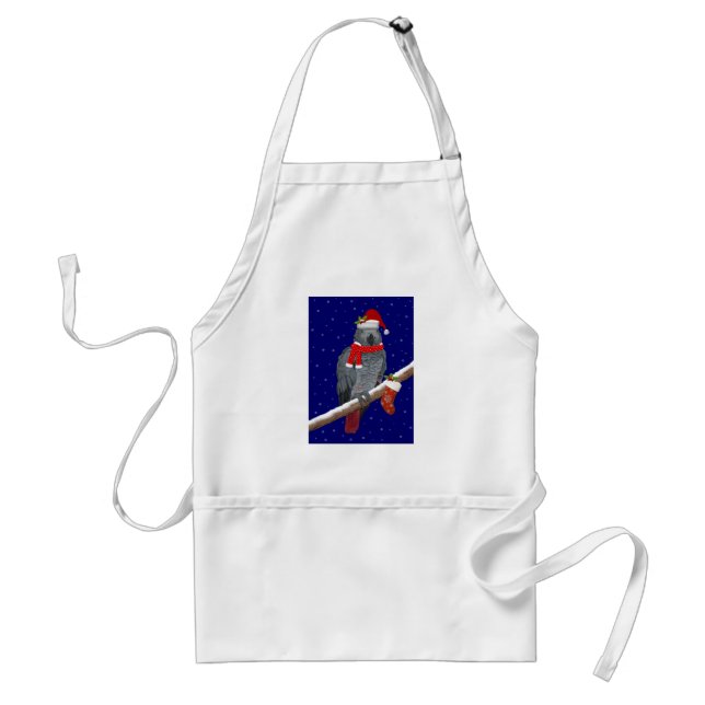 Festive Feathers Apron (Front)
