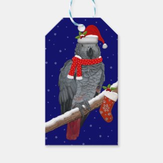 Festive Feathers Gift Tags