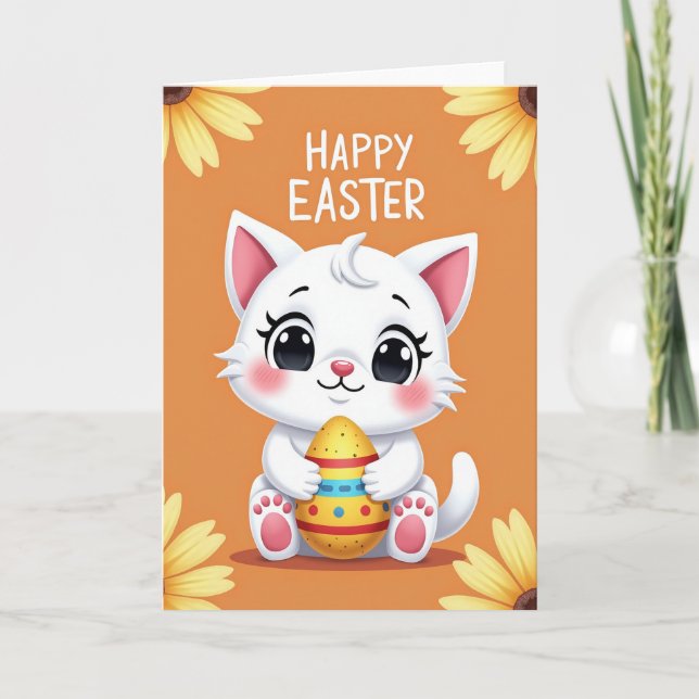 Festive Feline Celebration Card (Front)