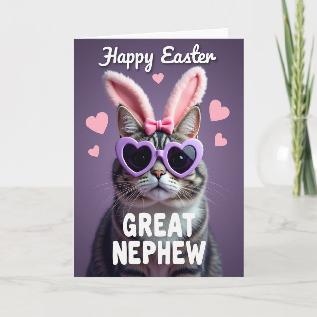 Festive Feline Friend Card (Front)