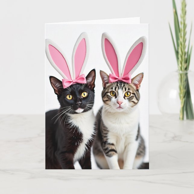 Festive Feline Friends Card (Front)