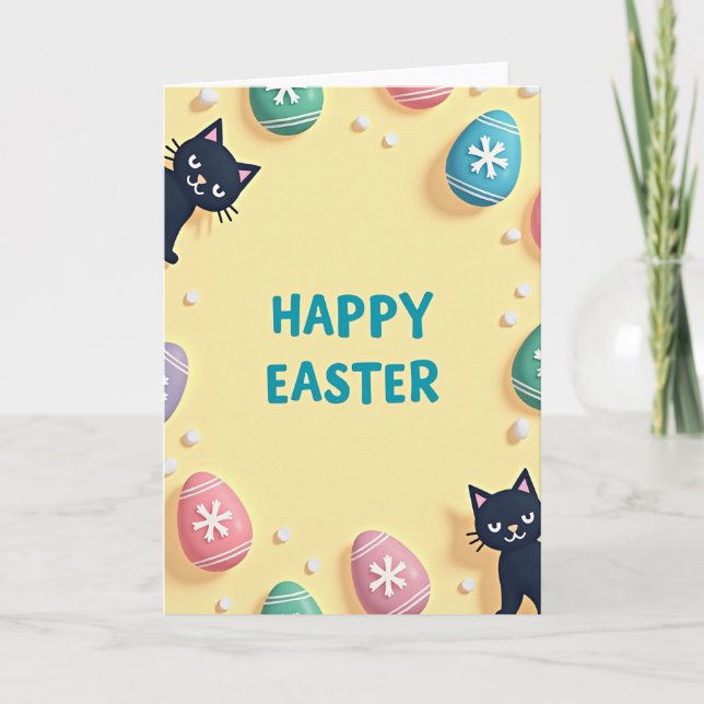 Festive Felines Celebration Card (Front)