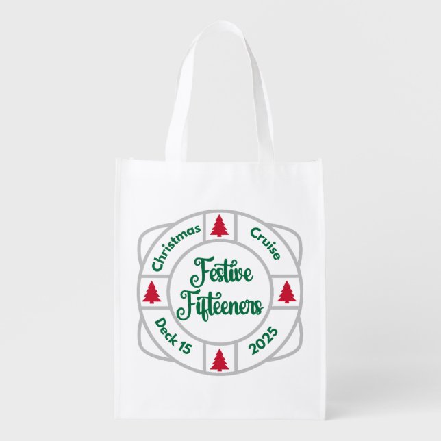 Festive Fifteeners Reusable Tote (Front)