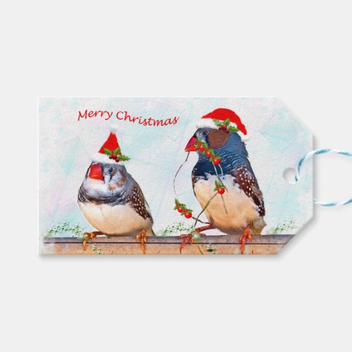 Festive Finches Gift Tags