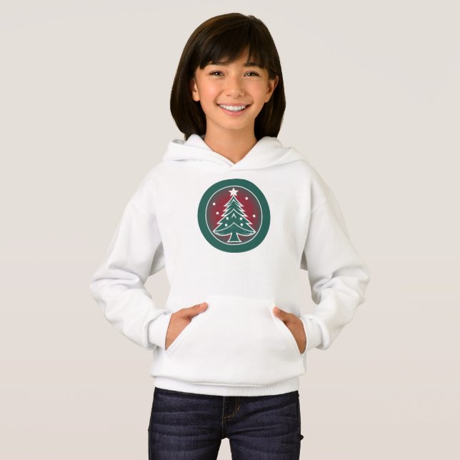 Festive Fir: A Christmas Delight Hoodie (Front Full)