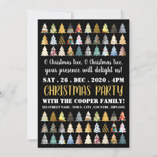 Festive Fir Trees, Christmas Party Announcement