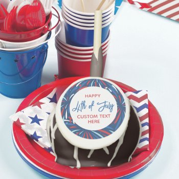 Festive Fireworks Custom 4th Of July Party  Cake Pops by colorfulgalshop at Zazzle