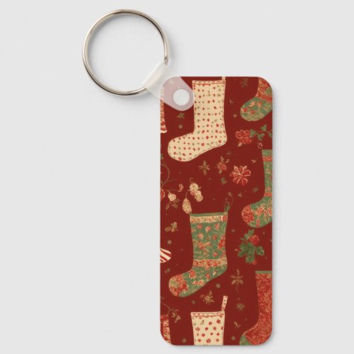 Festive Flair Christmas_themed Keychain Keychain