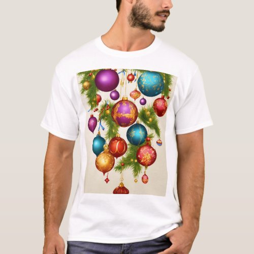 Festive Flair Custom T_Shirt with Colorful