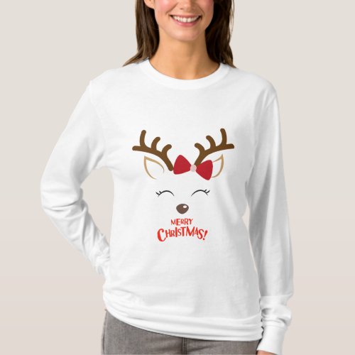Festive Flair Womens Christmas Sweatshirt T_Shirt