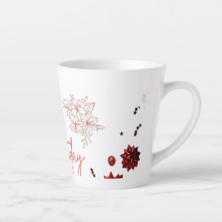 Festive Flat Lay Birthday Party Background Latte Mug