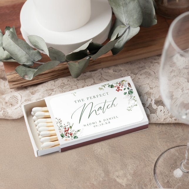 Festive Floral The Perfect Match Winter Wedding (Festive Floral The Perfect Match Winter Wedding)