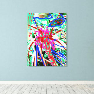 Festive Flower Canvas Print