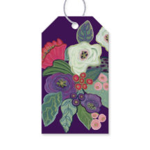 Festive Flowers Gift Tags