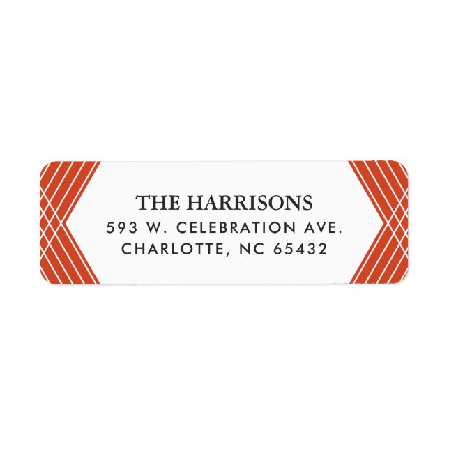 Festive Focus | Orange | Label (Front)