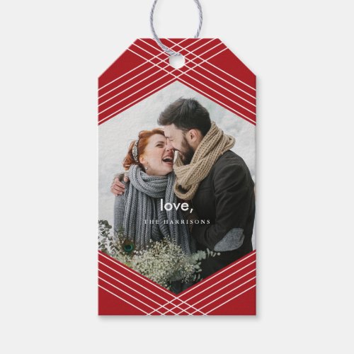 Festive Focus  Red  Gift Tags