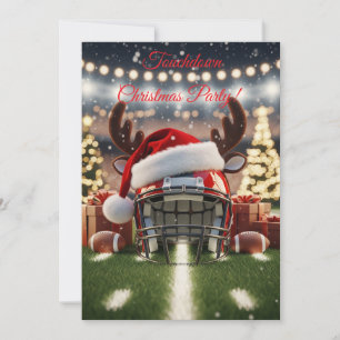 Festive Football Cheer – Holiday Game Invitation