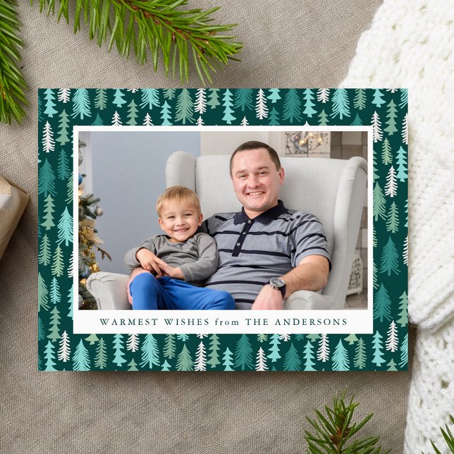 Festive Forest | Holiday Photo Postcard (Creator Uploaded)