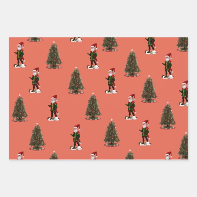Festive Forest Wrapping Sheets Set of 3 (Front 2)