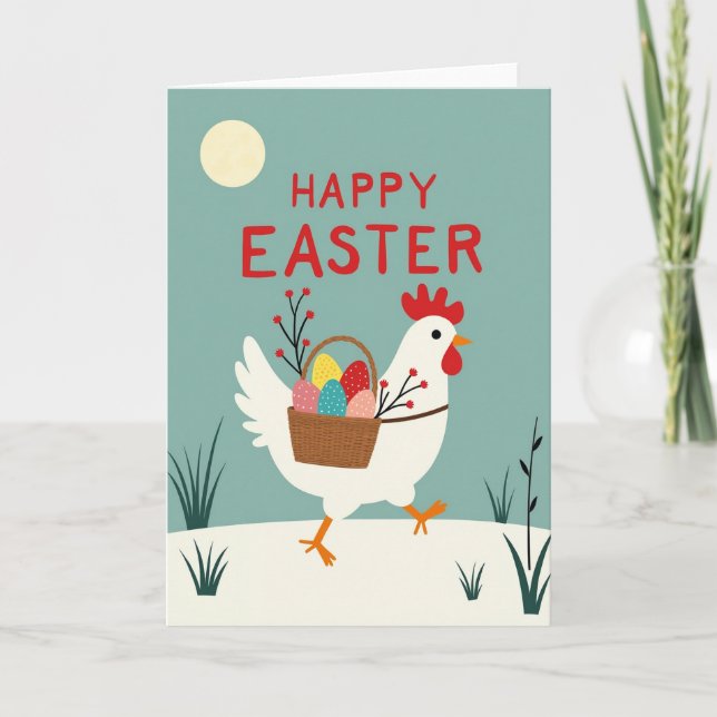 Festive Fowl Delivery Card (Front)