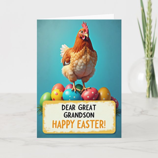 Festive Fowl Holiday Wish Card (Front)