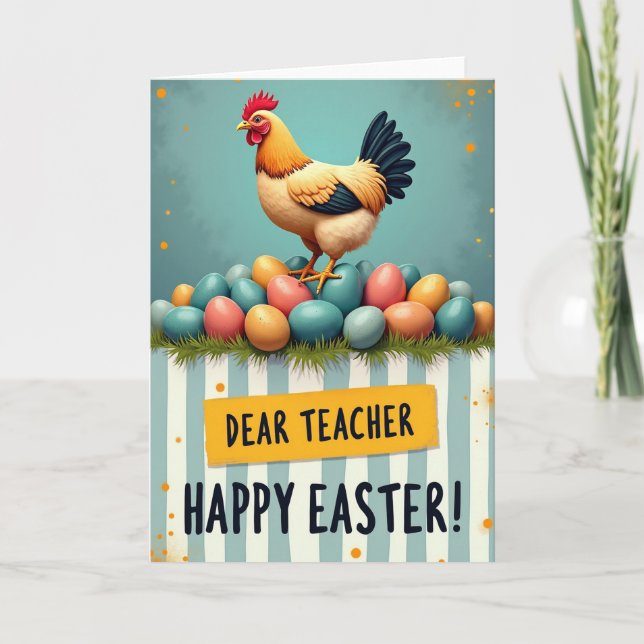 Festive Fowl Season Greetings Card (Front)