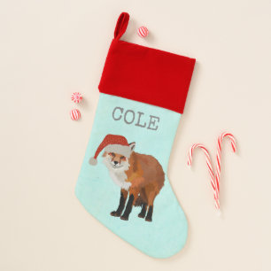 FESTIVE FOX CHRISTMAS STOCKING
