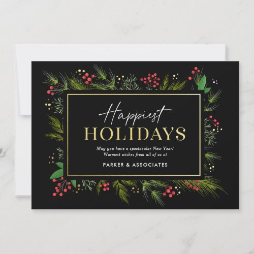 Festive Frame Business Holiday Card